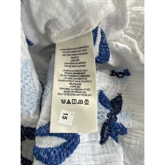 Free People White and Blue Floral Maxi Dress - Picture 13 of 14